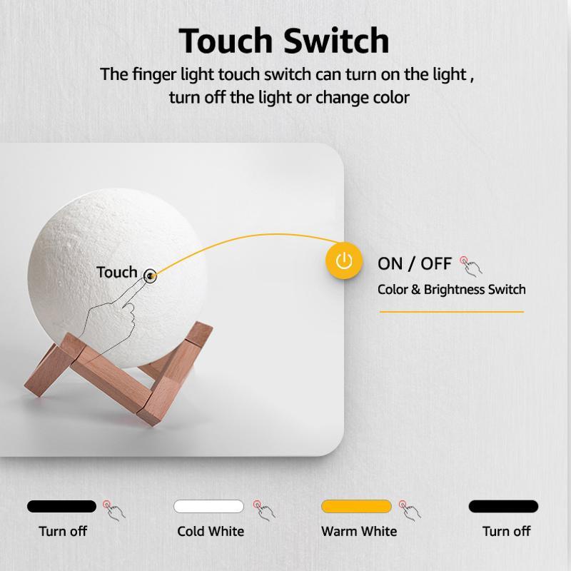 3D Moon Lamp 3D Moon Lamp