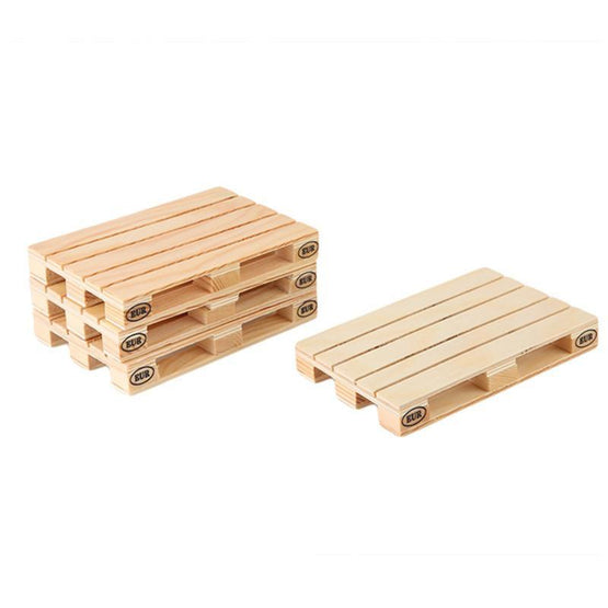 Mini Wooden Pallet Coaster 4pcs/set