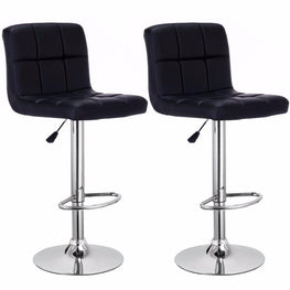 Adjustable Modern Bar Stools Set of 2 Pieces