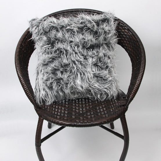 Faux Fur Mongolian Pillow Cover