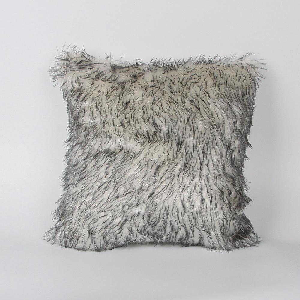 Faux Fur Mongolian Pillow Cover